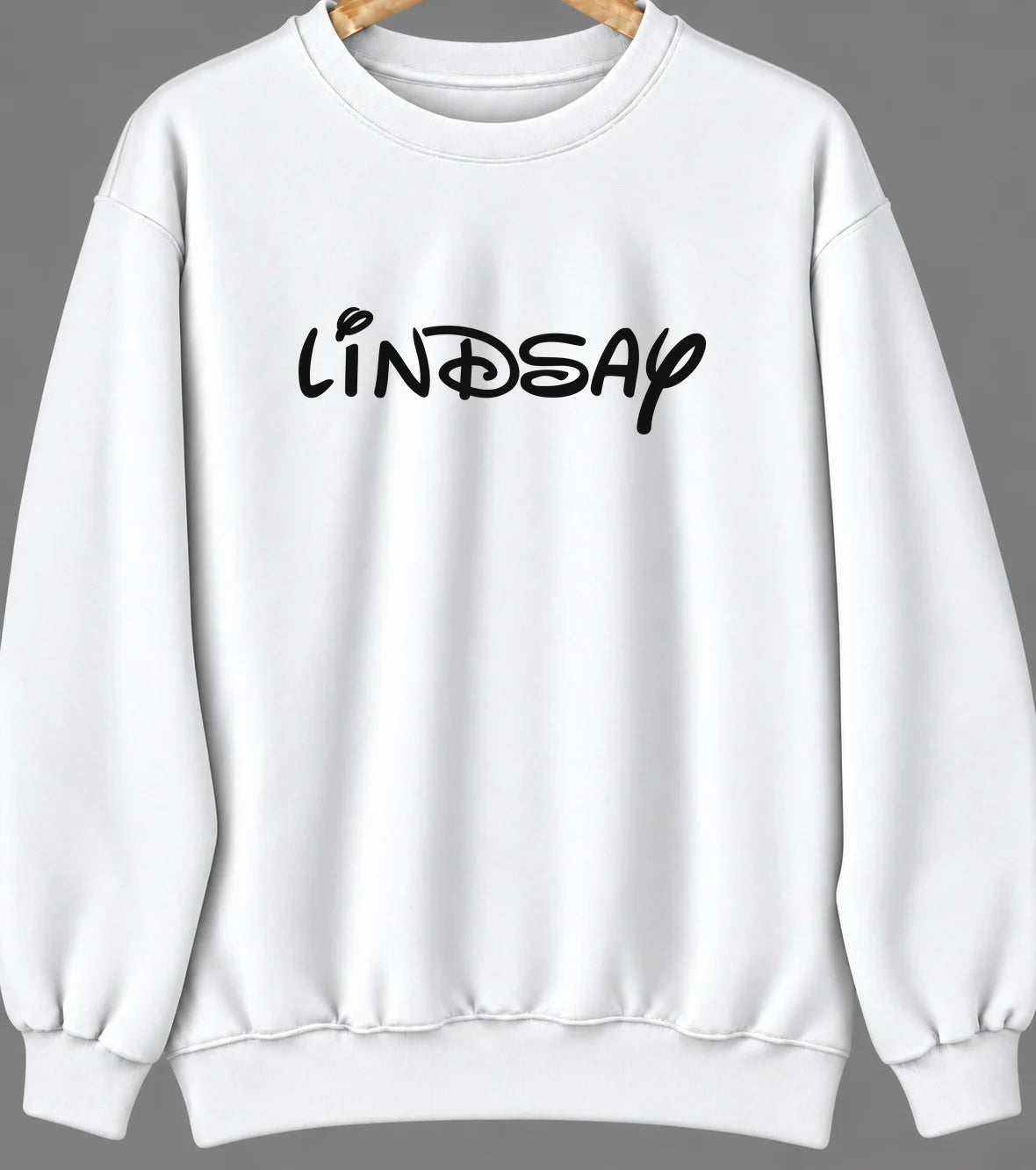 Lindsay, Nebraska Hometown Crewneck — White