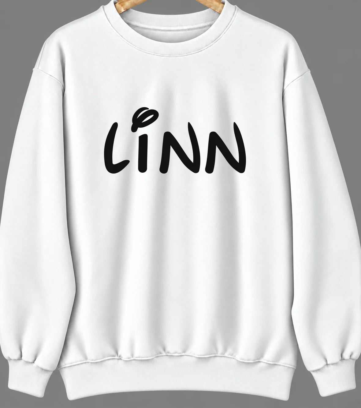 Linn, Missouri Hometown Crewneck — White