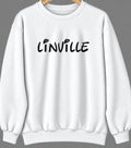 Linville, Virginia Hometown Crewneck — White