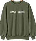 Little Cedar, Iowa Hometown Crewneck — Military Green