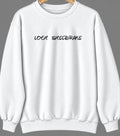 Loch Sheldrake, New York Hometown Crewneck — White