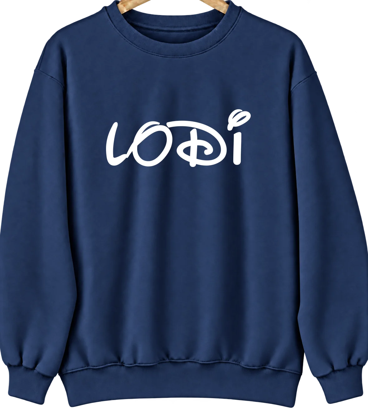 Lodi, Ohio Hometown Crewneck — Navy
