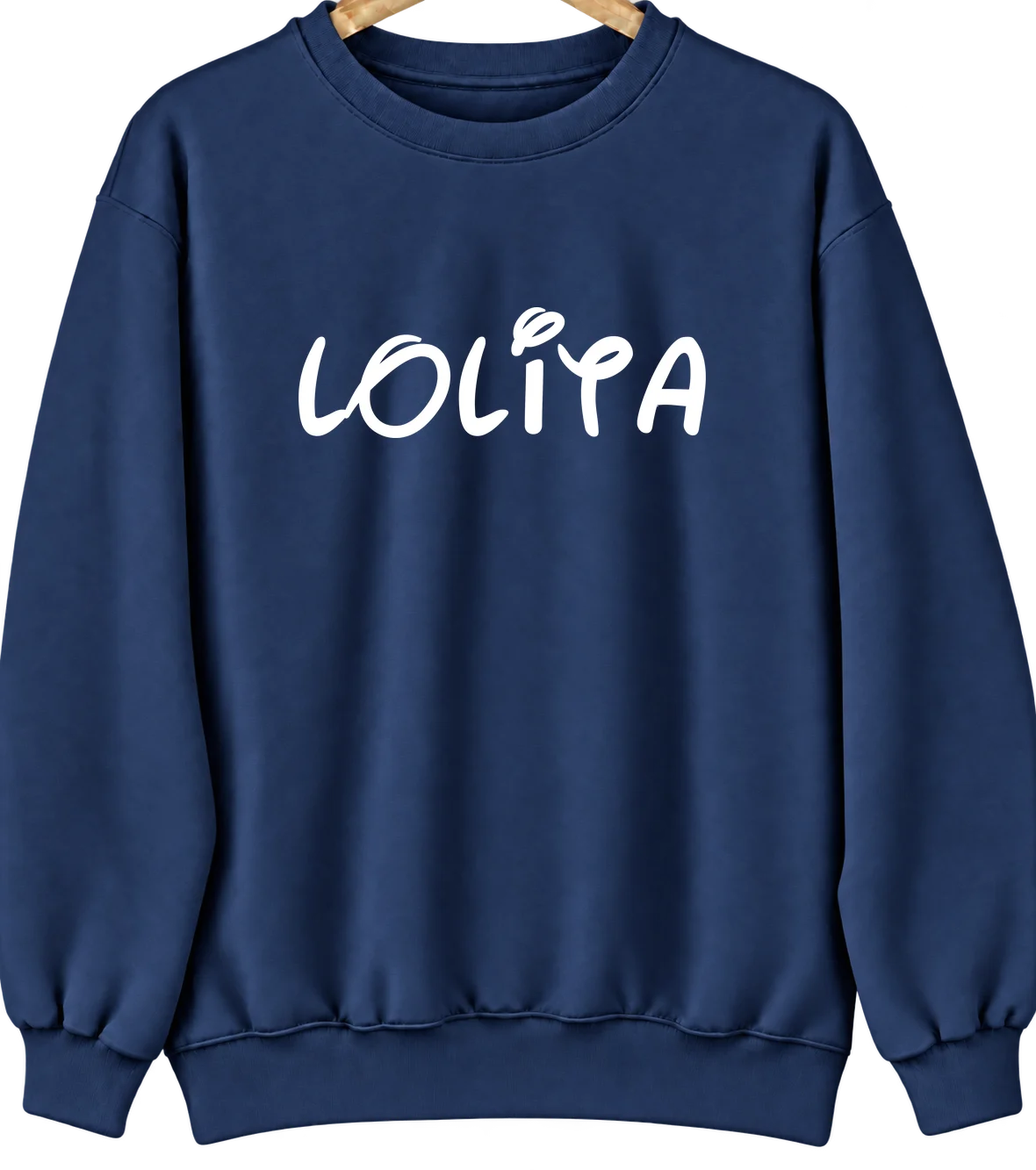 Lolita, Texas Hometown Crewneck — Navy
