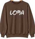 Loma, Colorado Hometown Crewneck — Brown