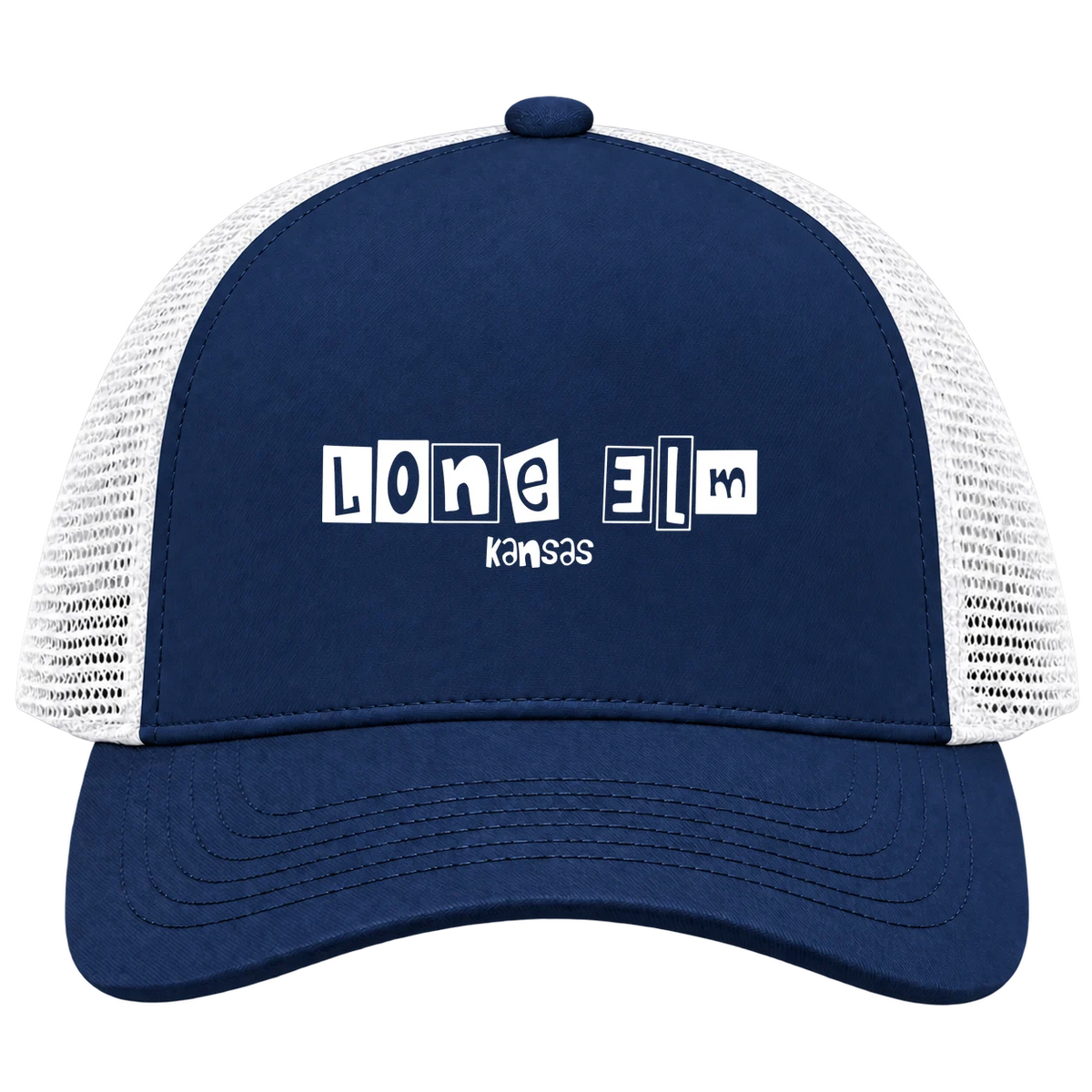 Lone Elm, Kansas Hometown Trucker Cap