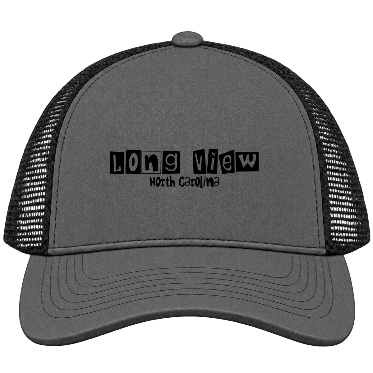 Long View, North Carolina Hometown Trucker Cap