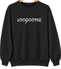 Loogootee, Indiana Hometown Crewneck — Black