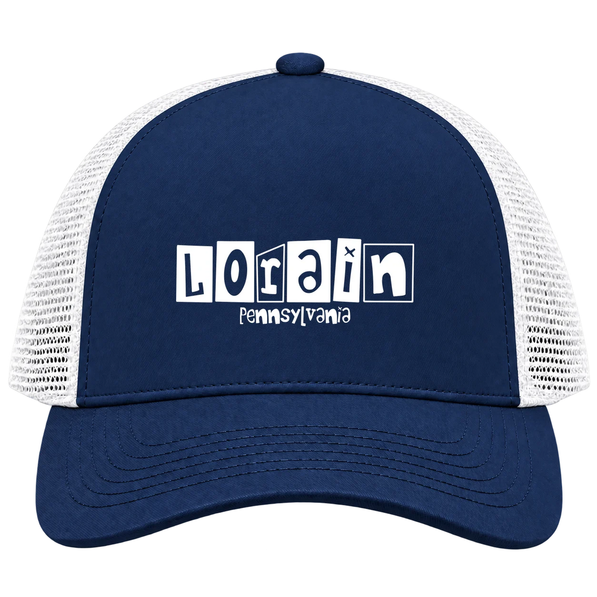 Lorain, Pennsylvania Hometown Trucker Cap
