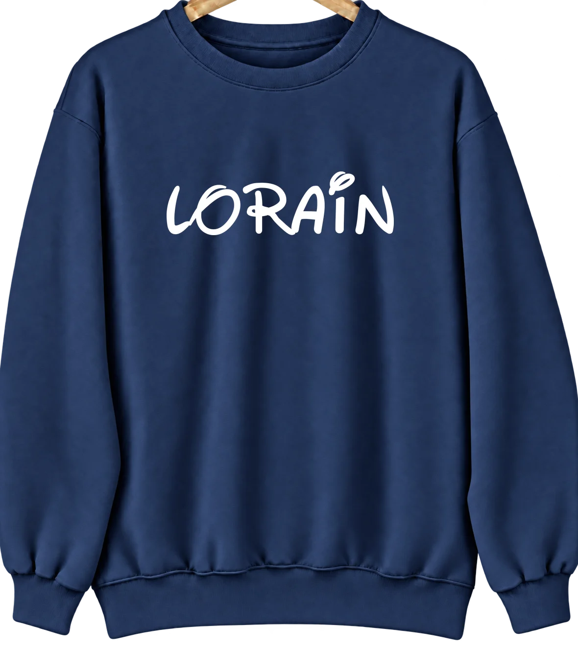 Lorain, Pennsylvania Hometown Crewneck — Navy