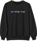 Lost Bridge Village, Arkansas Hometown Crewneck — Black