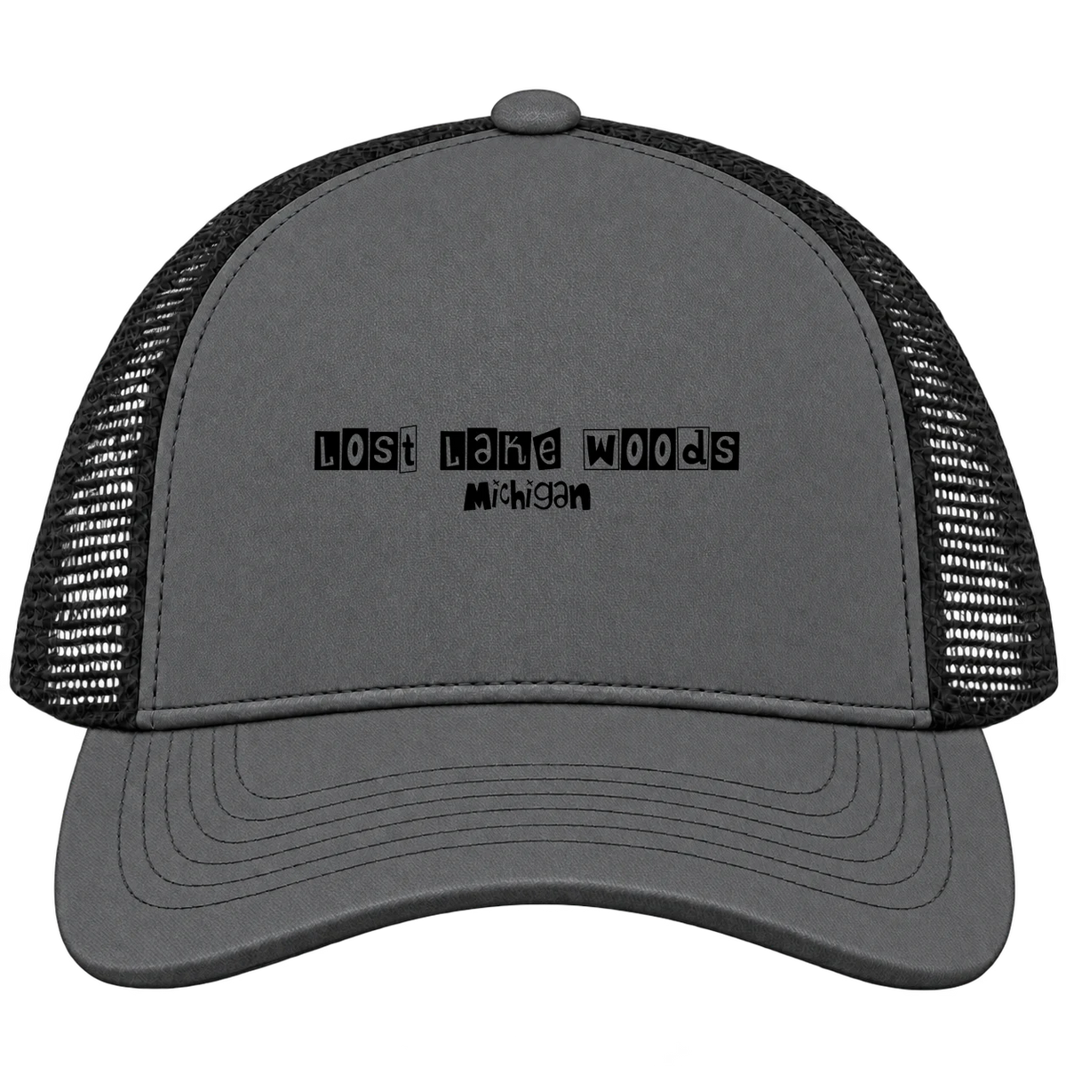 Lost Lake Woods, Michigan Hometown Trucker Cap