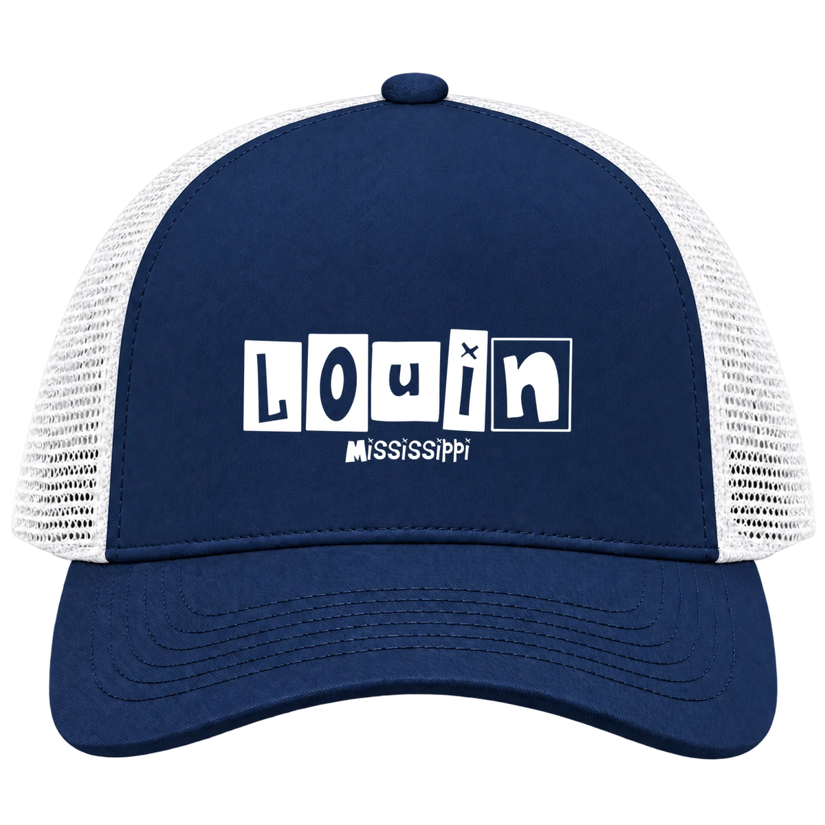 Louin, Mississippi Hometown Trucker Cap