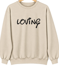 Loving, Texas Hometown Crewneck — Sand