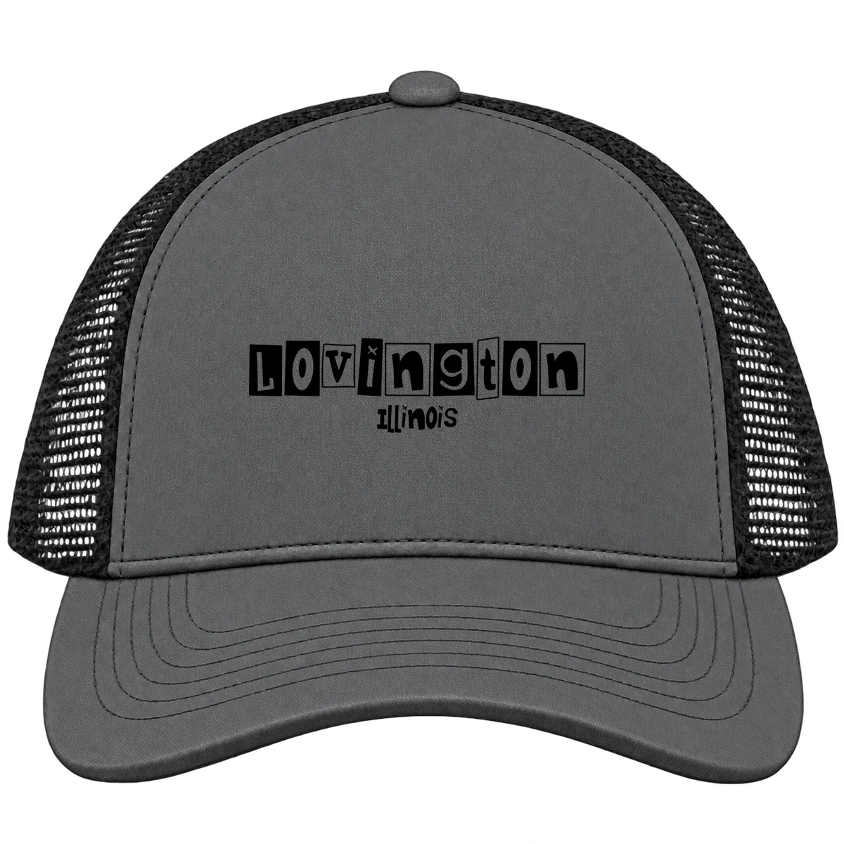 Lovington, Illinois Hometown Trucker Cap