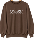 Lowell, Arkansas Hometown Crewneck — Brown