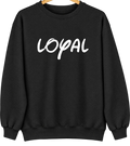 Loyal, Wisconsin Hometown Crewneck — Black