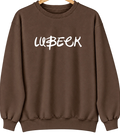 Lubeck, West Virginia Hometown Crewneck — Brown