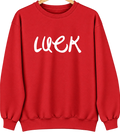 Luck, Wisconsin Hometown Crewneck — Red