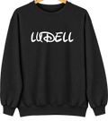 Ludell, Kansas Hometown Crewneck — Black