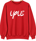 Lyle, Minnesota Hometown Crewneck — Red