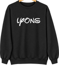 Lyons, Georgia Hometown Crewneck — Black