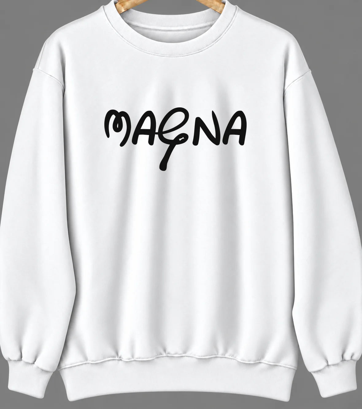 Magna, Utah Hometown Crewneck — White