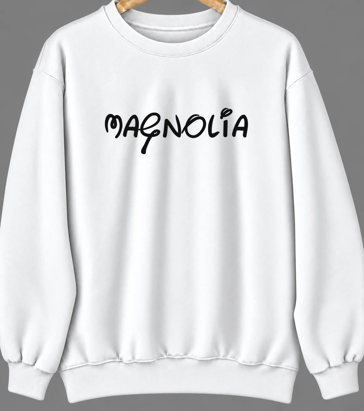 Magnolia, Kentucky Hometown Crewneck — White