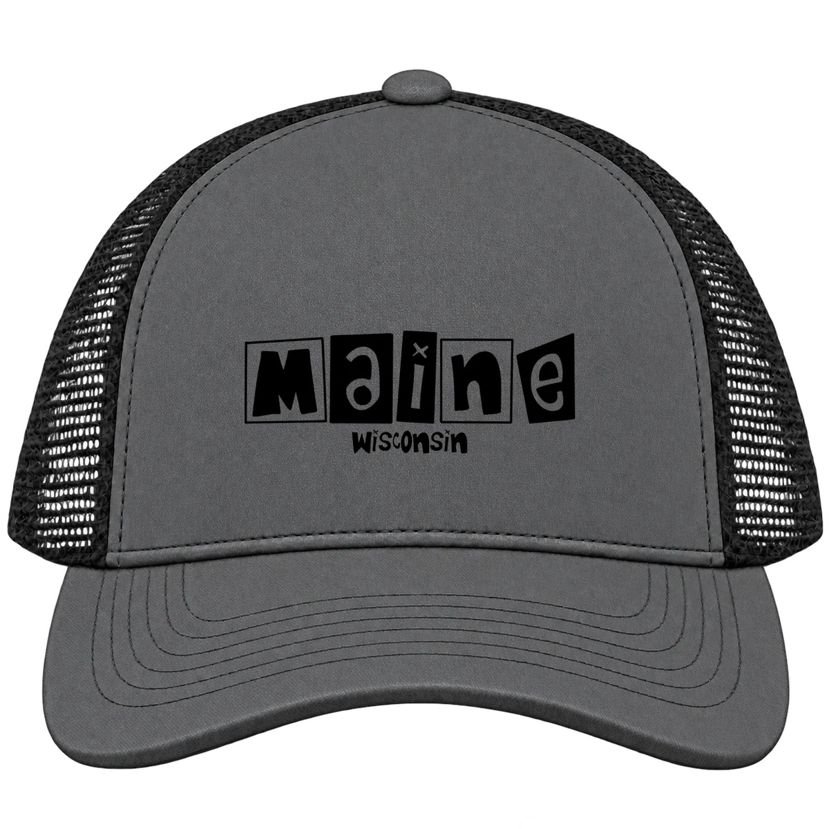 Maine, Wisconsin Hometown Trucker Cap