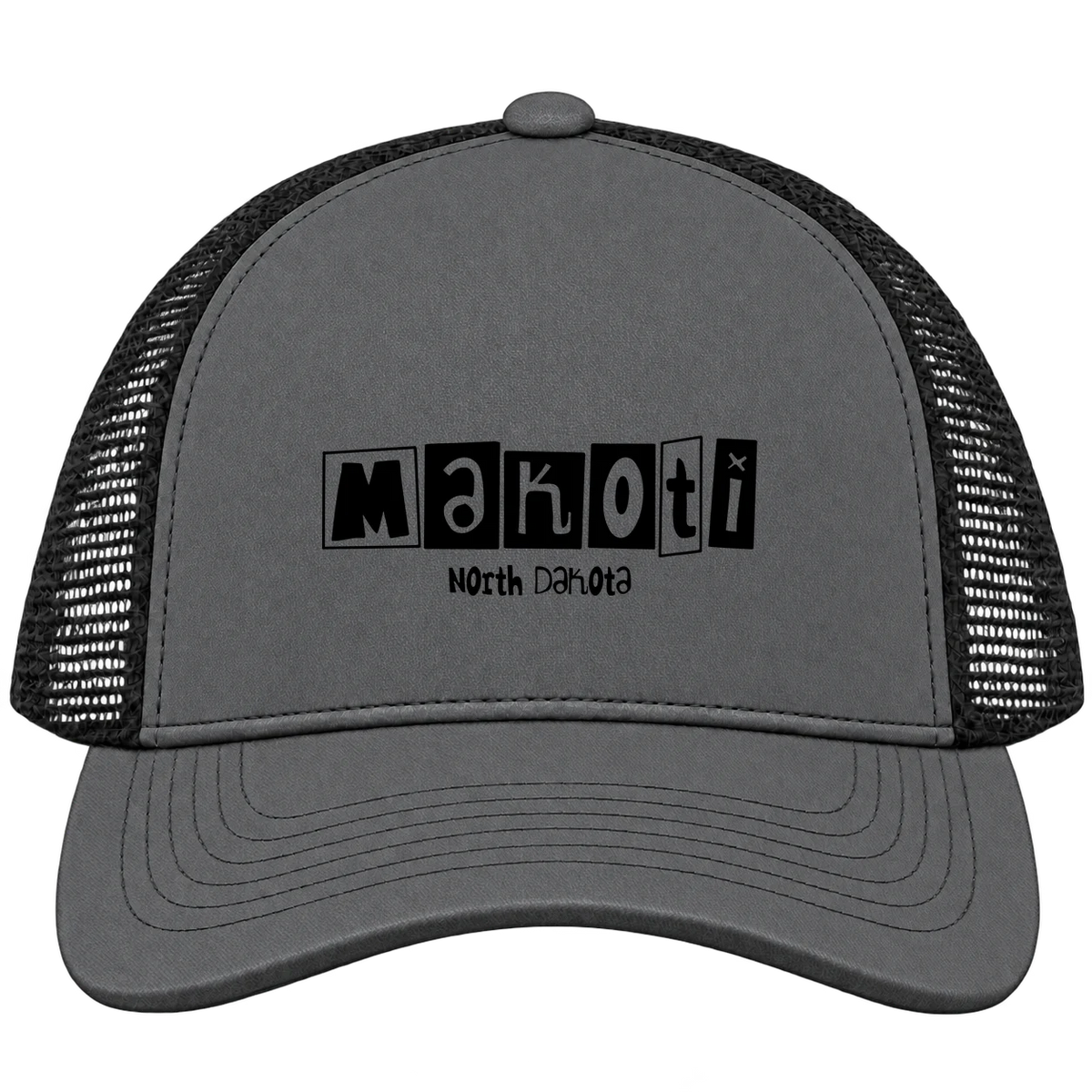 Makoti, North Dakota Hometown Trucker Cap