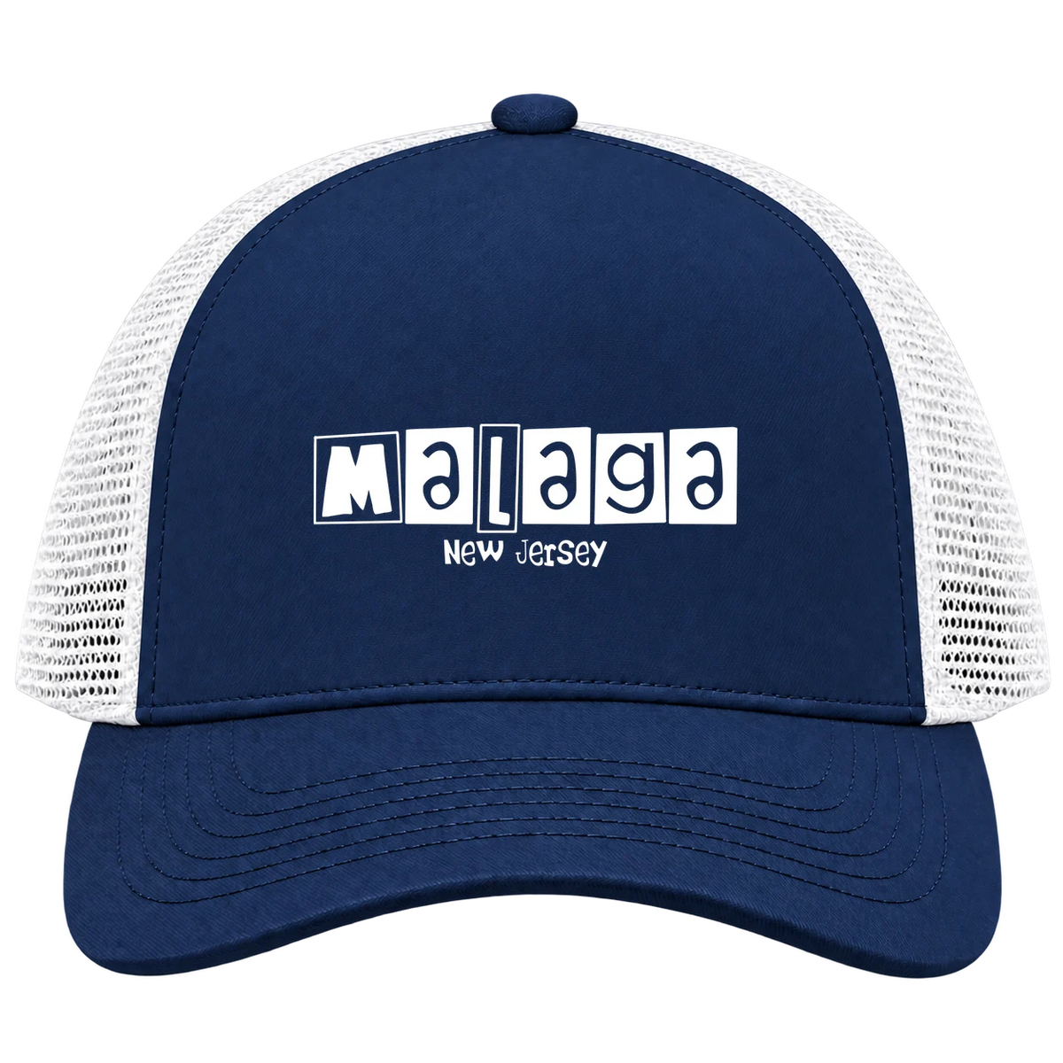 Malaga, New Jersey Hometown Trucker Cap