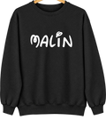 Malin, Oregon Hometown Crewneck — Black