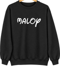 Maloy, Iowa Hometown Crewneck — Black