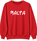 Malta, Idaho Hometown Crewneck — Red