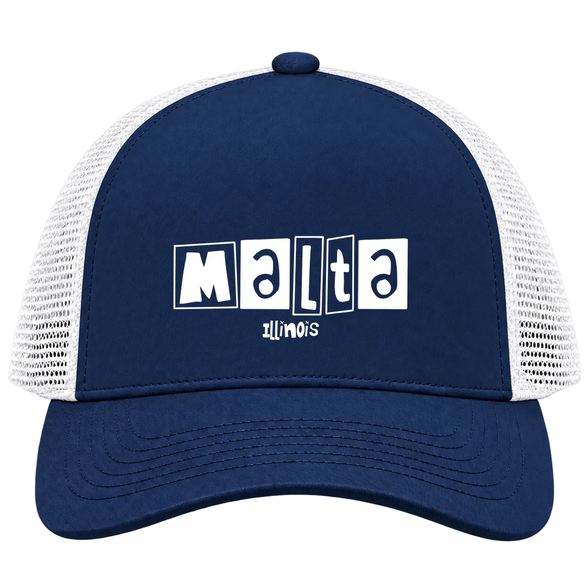 Malta, Illinois Hometown Trucker Cap