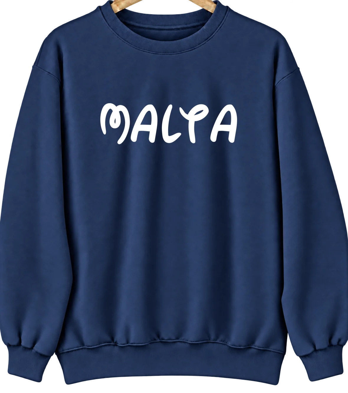 Malta, Illinois Hometown Crewneck — Navy