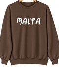Malta, Ohio Hometown Crewneck — Brown