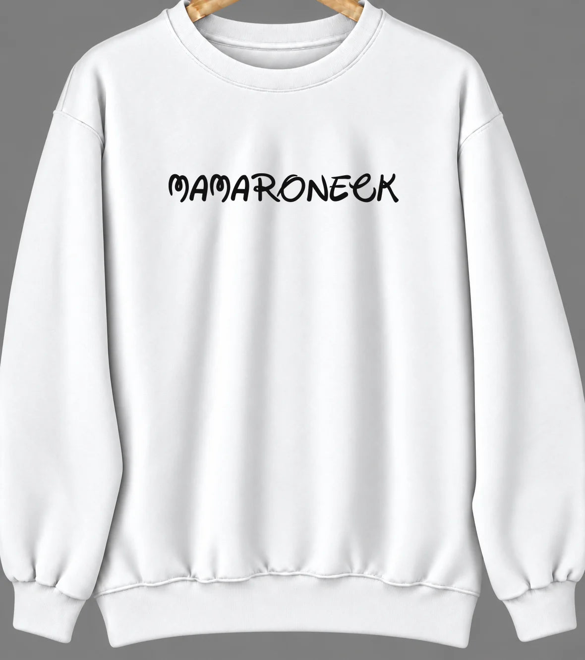 Mamaroneck, New York Hometown Crewneck — White