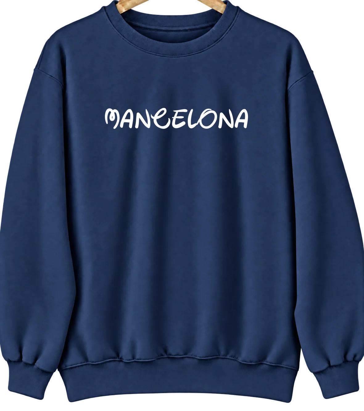 Mancelona, Michigan Hometown Crewneck — Navy