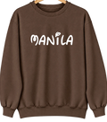 Manila, California Hometown Crewneck — Brown