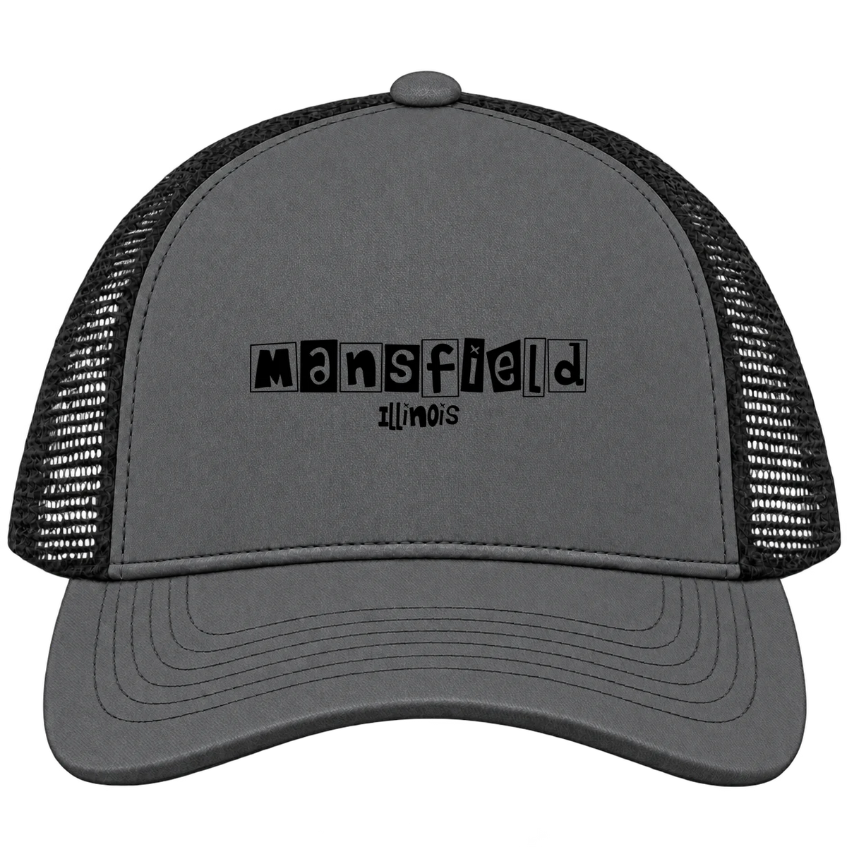Mansfield, Illinois Hometown Trucker Cap