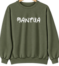 Mantua, Utah Hometown Crewneck — Military Green