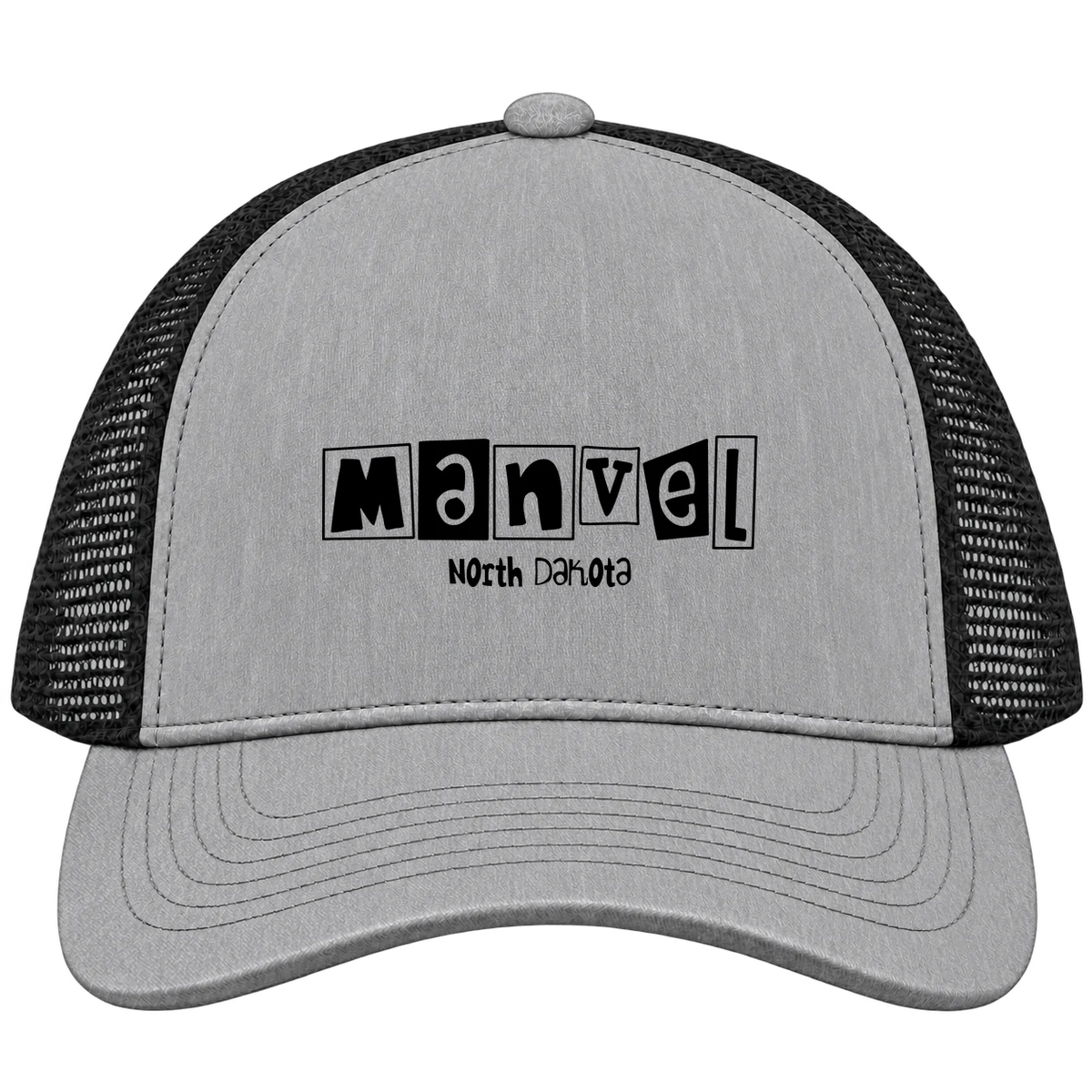 Manvel, North Dakota Hometown Trucker Cap