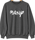 Many, Louisiana Hometown Crewneck — Dark Heather