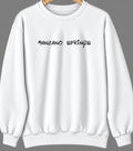 Manzano Springs, New Mexico Hometown Crewneck — White