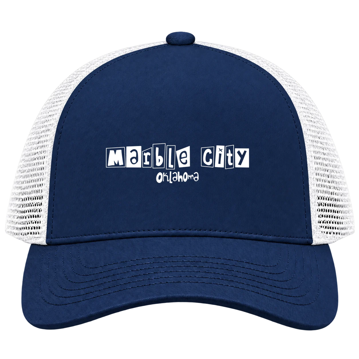 Marble City, Oklahoma Hometown Trucker Cap