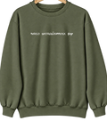 Marco Shores-Hammock Bay, Florida Hometown Crewneck — Military Green