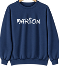 Marion, North Dakota Hometown Crewneck — Navy