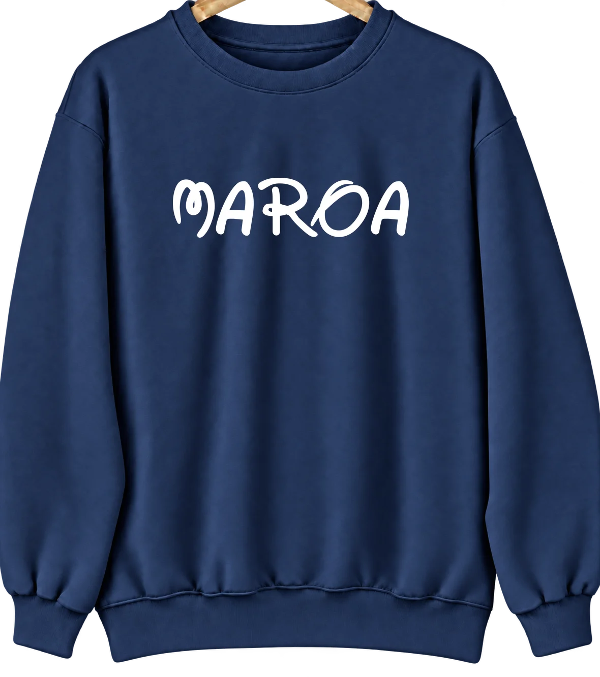 Maroa, Illinois Hometown Crewneck — Navy