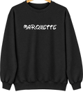 Marquette, Wisconsin Hometown Crewneck — Black