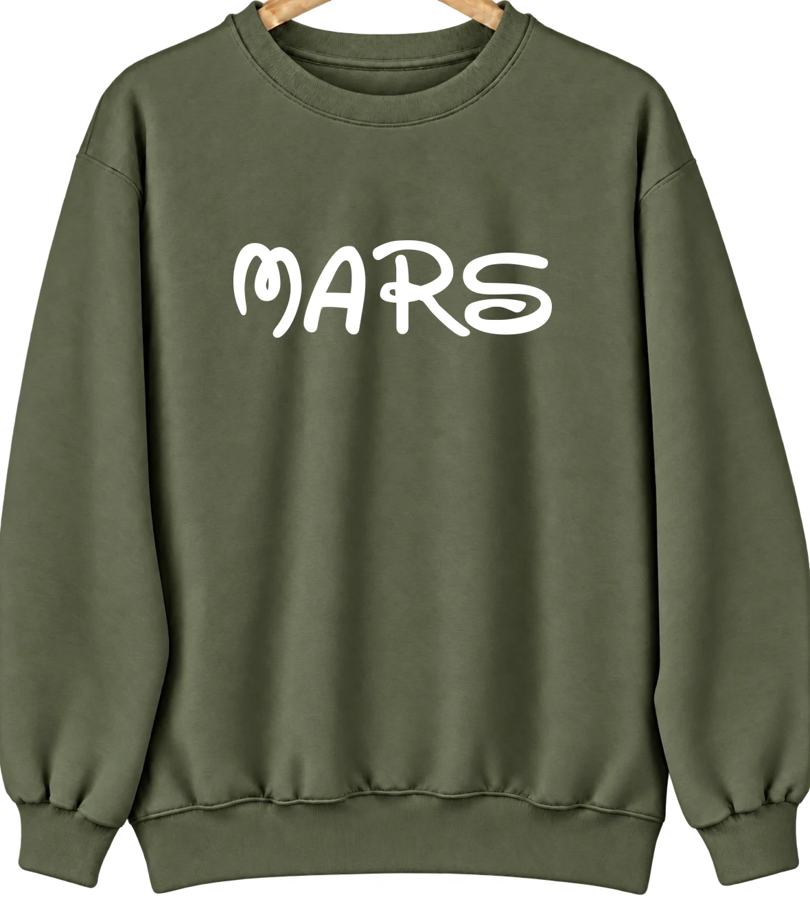 Mars, Pennsylvania Hometown Crewneck — Military Green